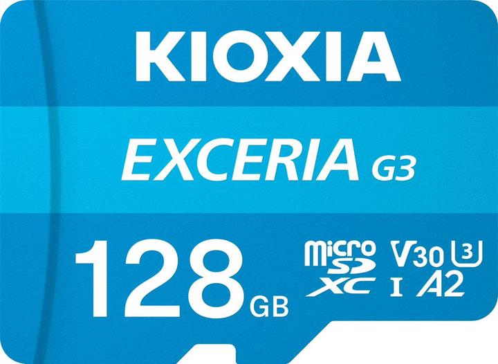 Kioxia 128GB Exceria Plus G3 (128 GB, microSDXC, U3, UHS-I)