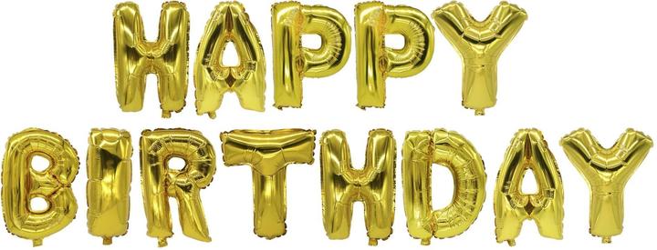 Produktbild Papstar Ballon-Set Happy Birthday (1x)