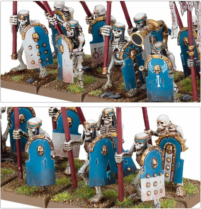 Actual product image Games Workshop Warhammer The Old World - TKoK Skeleton Warriors (Plastic)