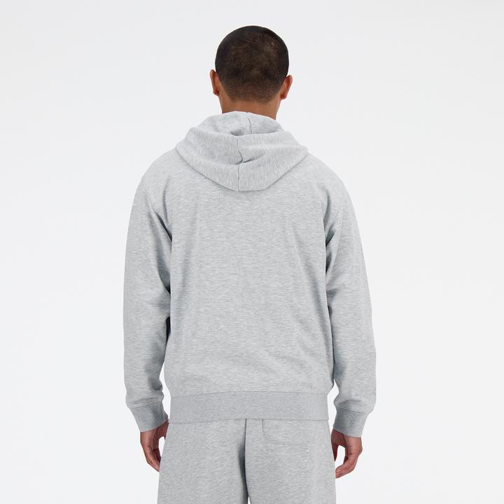 New Balance Stacked Logo French Terry FZ Hoodie (L)