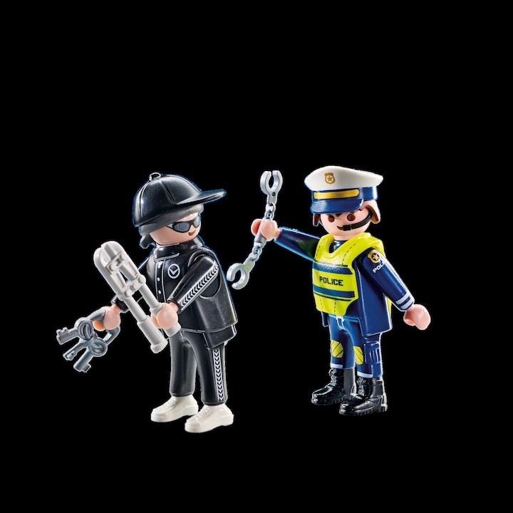 Produktbild Playmobil Polizist und Einbrecher (71804, Playmobil Figures)