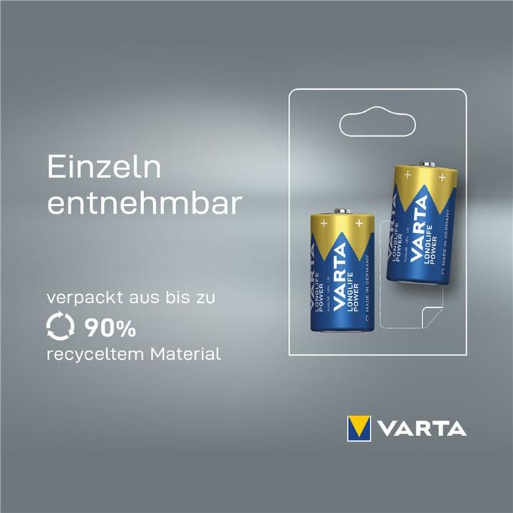 Immagine prodotto Varta Longlife Power (1 pz., C, 7800 mAh)