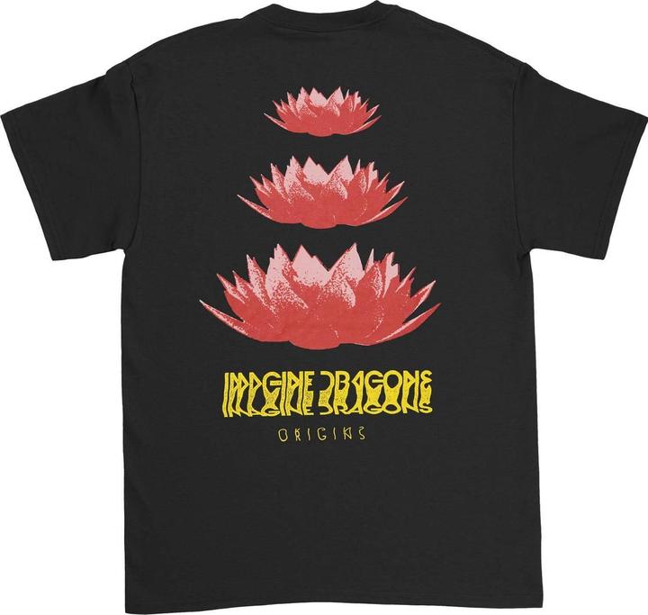 Actual product image Imagine Dragons Unisex Adult Triangle Logo T-Shirt (M)