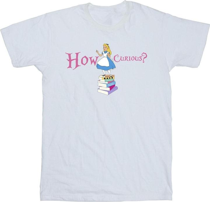 Immagine prodotto Disney Maglietta di Alice nel Paese delle Meraviglie: "Quanto sei curioso (L)