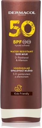 Actual product image Dermacol Waterproof sun milk SPF 50 (Sun Milk) 200 ml (Suntan lotion, SPF 50, 200 ml, 150 g)