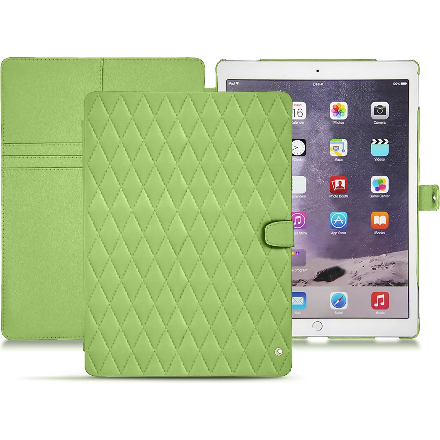 Noreve Lederschutzhülle Wallet (iPad Pro 12.9 2017 (2. Gen)), Tablet Hülle, Grün