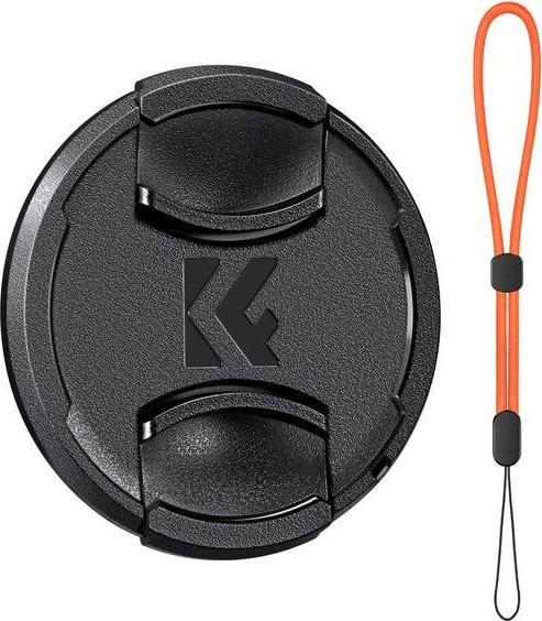 Image du produit K&F Concept 58mm Center Pinch Lens Cap, With String (unstringing) (58 mm)