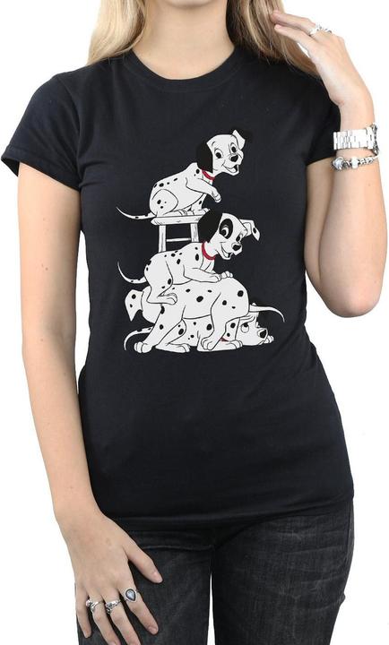 Actual product image Disney Womens/Ladies 101 Dalmatians Chair Cotton T-Shirt (S)
