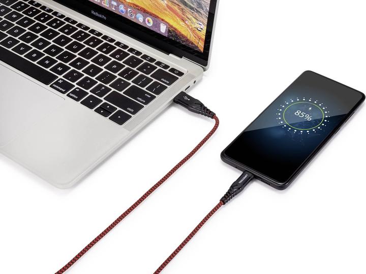 Actual product image Toolcraft USB 2 connection cable (2 m, USB 2.0, 15 W)