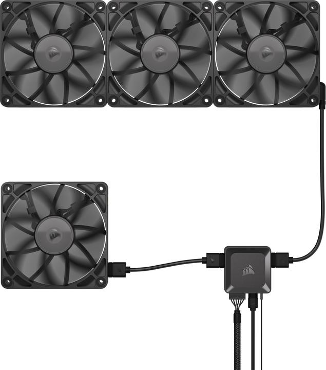 Immagine prodotto Corsair Serie RX, iCUE LINK RX120, ventola da 120 mm, ventola singola (120 mm, 1 x)