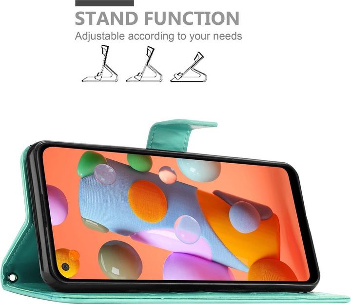 Produktbild Cadorabo Flower Book Cover (Samsung Galaxy M11, Samsung Galaxy A11)