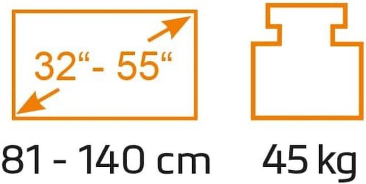 Image du produit myWall HP64L (Plafond, 45 kg, 32" - 43")