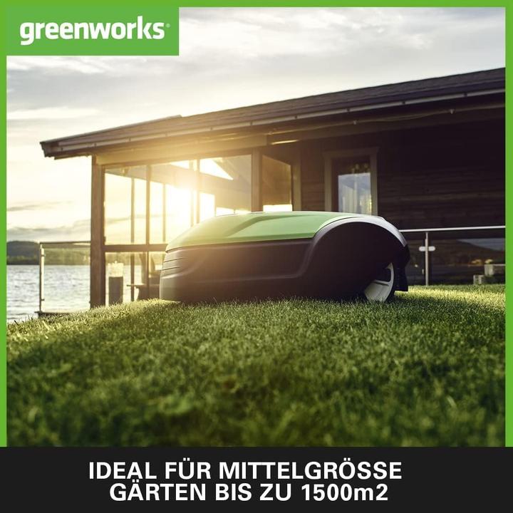Actual product image Greenworks Robotic lawn mower OptiMow15 (1500 m²)