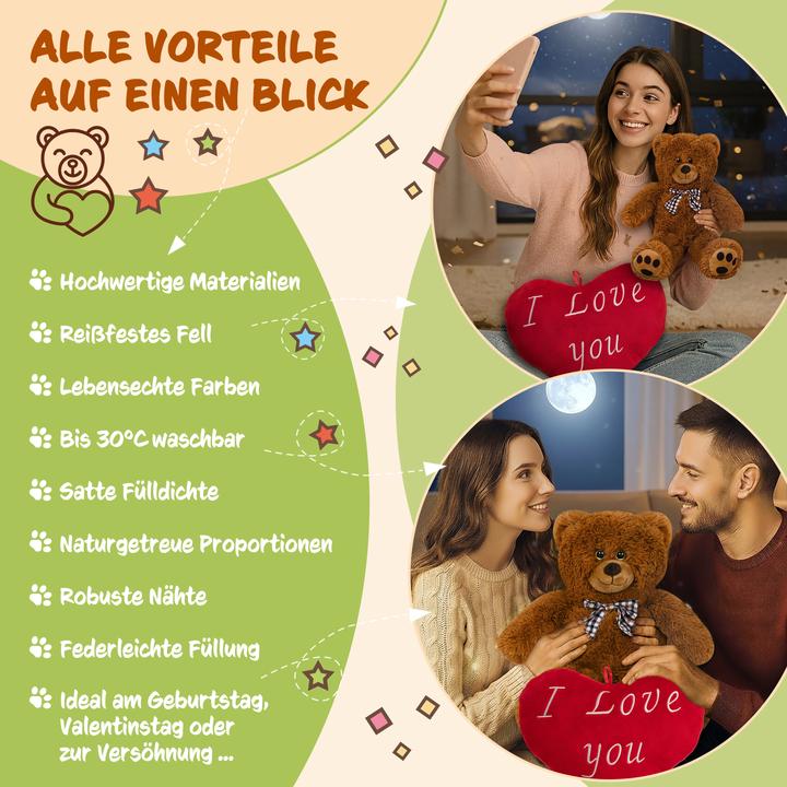 Produktbild Monzana Teddybär (50 cm)