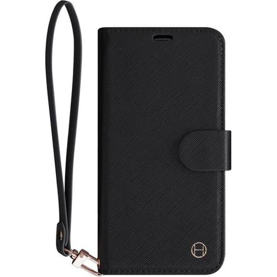 Habitu Venus Series Bookcover Hülle (Apple iPhone 11 Pro), Smartphone Hülle, Schwarz