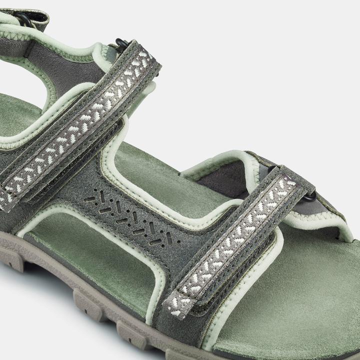 Produktbild Quechua Trekkingsandalen Damen Leder Wandern (40)