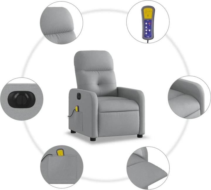 Produktbild vidaXL elektrischer Massagesessel