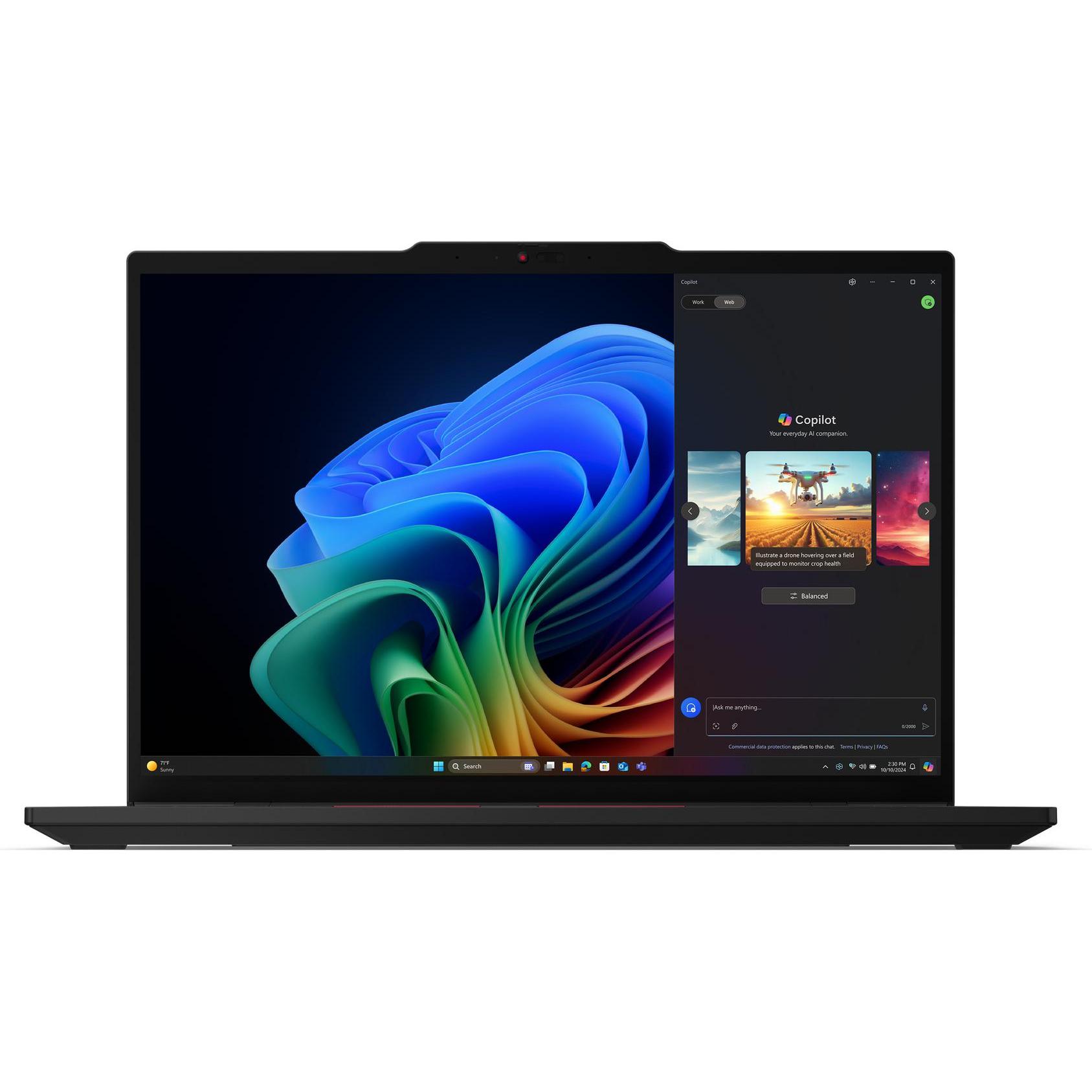 Lenovo ThinkPad T14s Gen 6 (AMD) (14", 1000 GB, 32 GB, Englisch International), Notebook, Schwarz