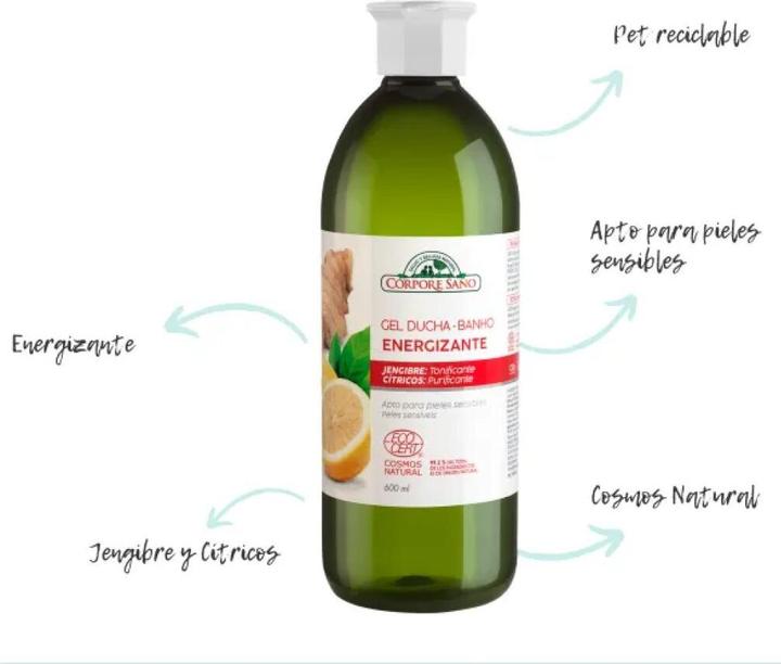Produktbild Corpore Sano Corpore Energizing Body Wash 600ml (600 ml)