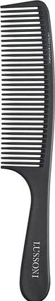 Actual product image Tools for Beauty T4B LUSSONI Carbon Anti-Static and Break-Resistant Handle Comb with Wide Teeth for Thin and Thick Ha