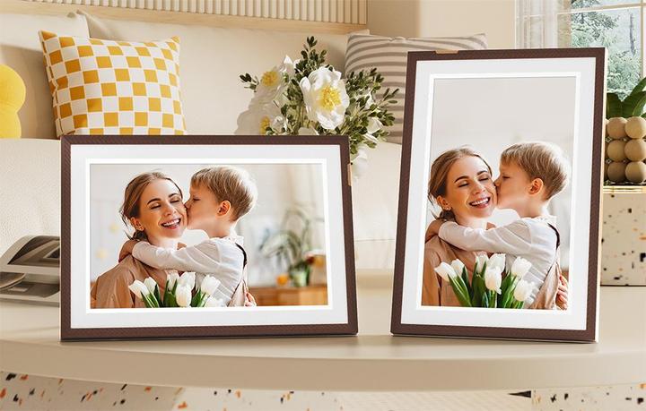 Productafbeelding Arzopa D10 10,1" digitale lijst (donkerbruin) (10.10", 1280 x 800 pixels)