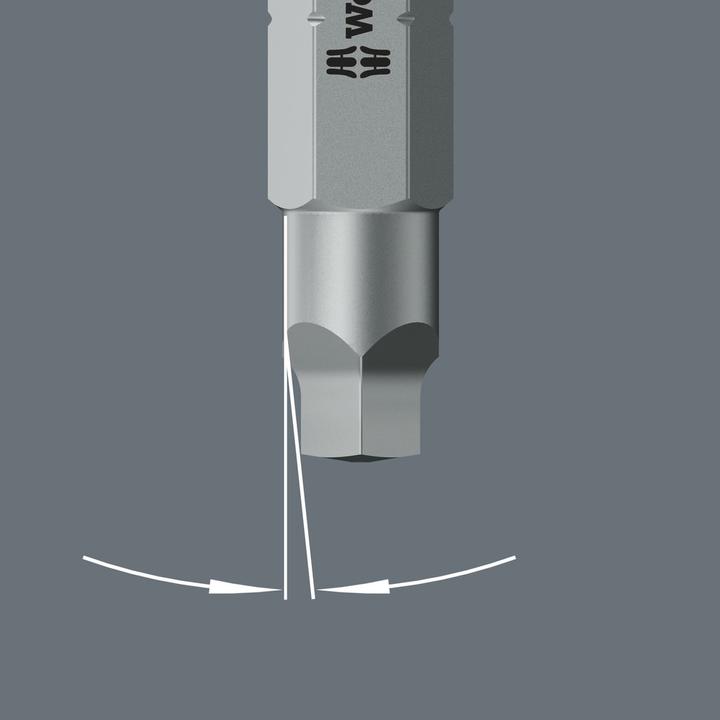 Actual product image Wera Bit-Check 6 V Universal 1 (Inner square)