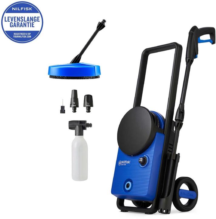 Produktbild Nilfisk Core 130-6 PowerControl - PC EU pressure washer Upright Electric 462 l/h Juodas, Mėlyna (Netzbetrieb)