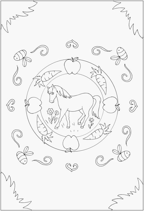 Immagine prodotto Ravensburger Cavalli - dipingi e sogna - 24 disegni da colorare per bambini dai 6 anni - motivi per
