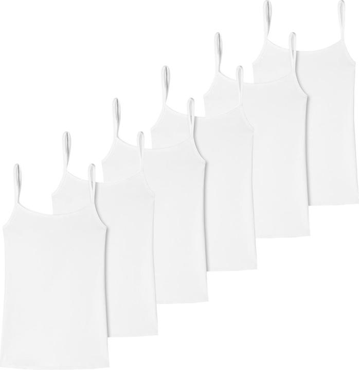 Actual product image Uncover by Schiesser Pack of 6 Cotton Spaghetti Top (XXL)