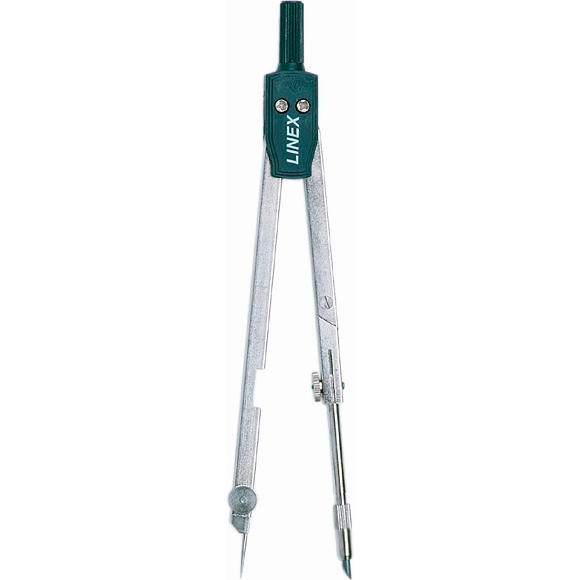 Linex Zirkel mit Kniegelenk, Zirkel, Silber