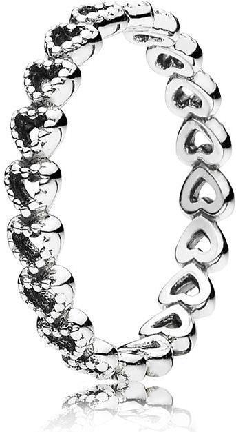 Produktbild Pandora Gereihte Herzen (50, 925 Silber)
