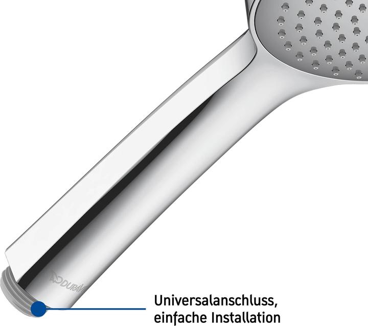 Image du produit Duravit Douchette à main 110, 1 jet chrome / chrome (1 Types de jets, 19.50 l/min)
