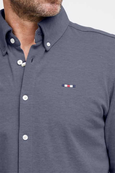 Produktbild FQ1924 FQSteven piqué knitted LS shirt 21900613 (3XL)