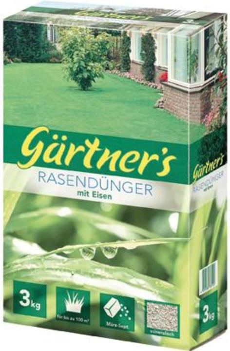 Actual product image Gärtner's Gärtners lawn fertiliser with iron (3 kg)