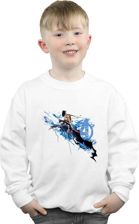 Actual product image Boys Avengers Thor Splash Sweatshirt (128)