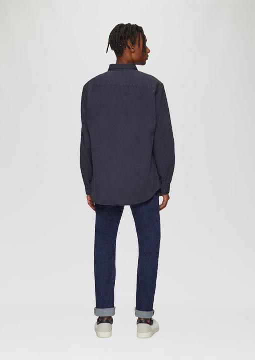 Immagine prodotto s.Oliver Hemd Regular Fit: Twillhemd mit Logostickerei (M)