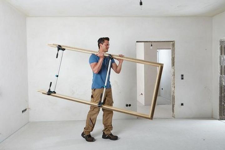 Image du produit wolfcraft 1 kit de montage de doublure de porte PRO 8 pcs. (1000 mm)