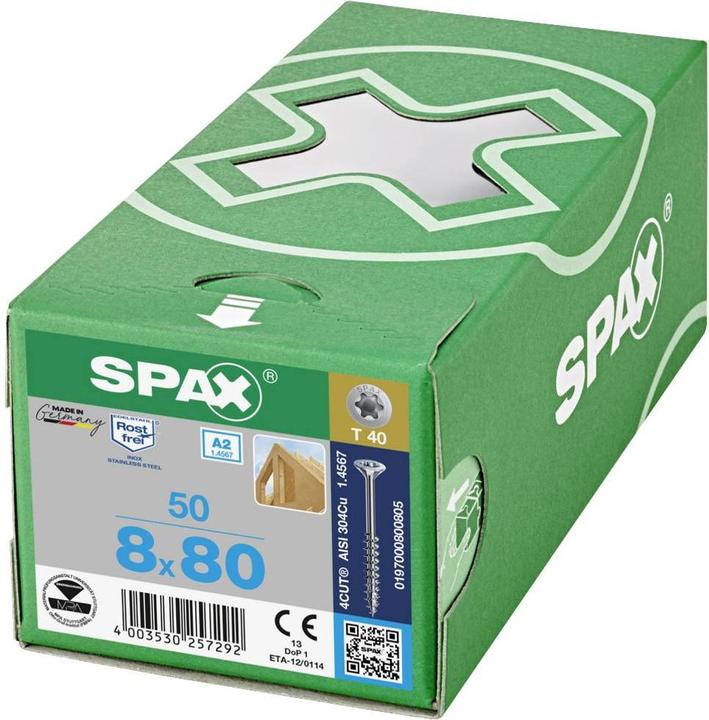 Produktbild Spax Holzbauschrauben (50 Schrauben pro Stück)