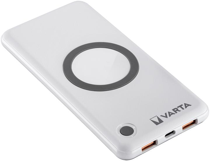 Productafbeelding Varta Draadloze Power Bank + Oplaadkabel (15000 mAh, 20 W, 55.50 Wh)