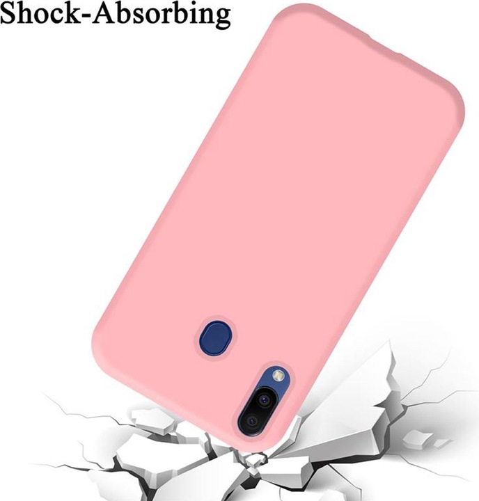 Produktbild Cadorabo TPU Liquid Silicone Case Cover (Samsung Galaxy M20)