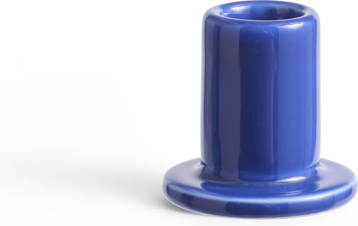 HAY - Tube Candleholder Small - Blue