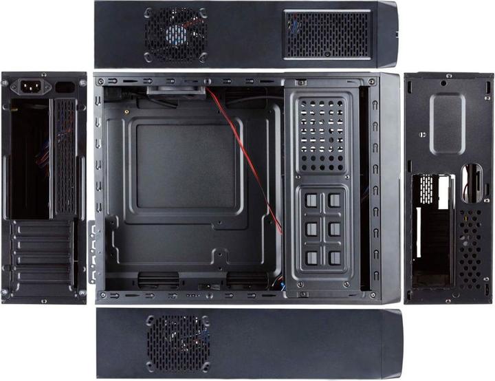 Actual product image Chieftec UE-02B Computer case - Computer case (Mini-Tower, PC, Metal, Micro-ATX, Black) (mATX, Mini-ITX)