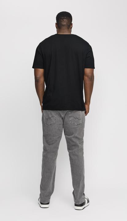 Actual product image Jack & Jones Jjeorganic Basic Tee Ss O-Neck Noos Pls (8XL)