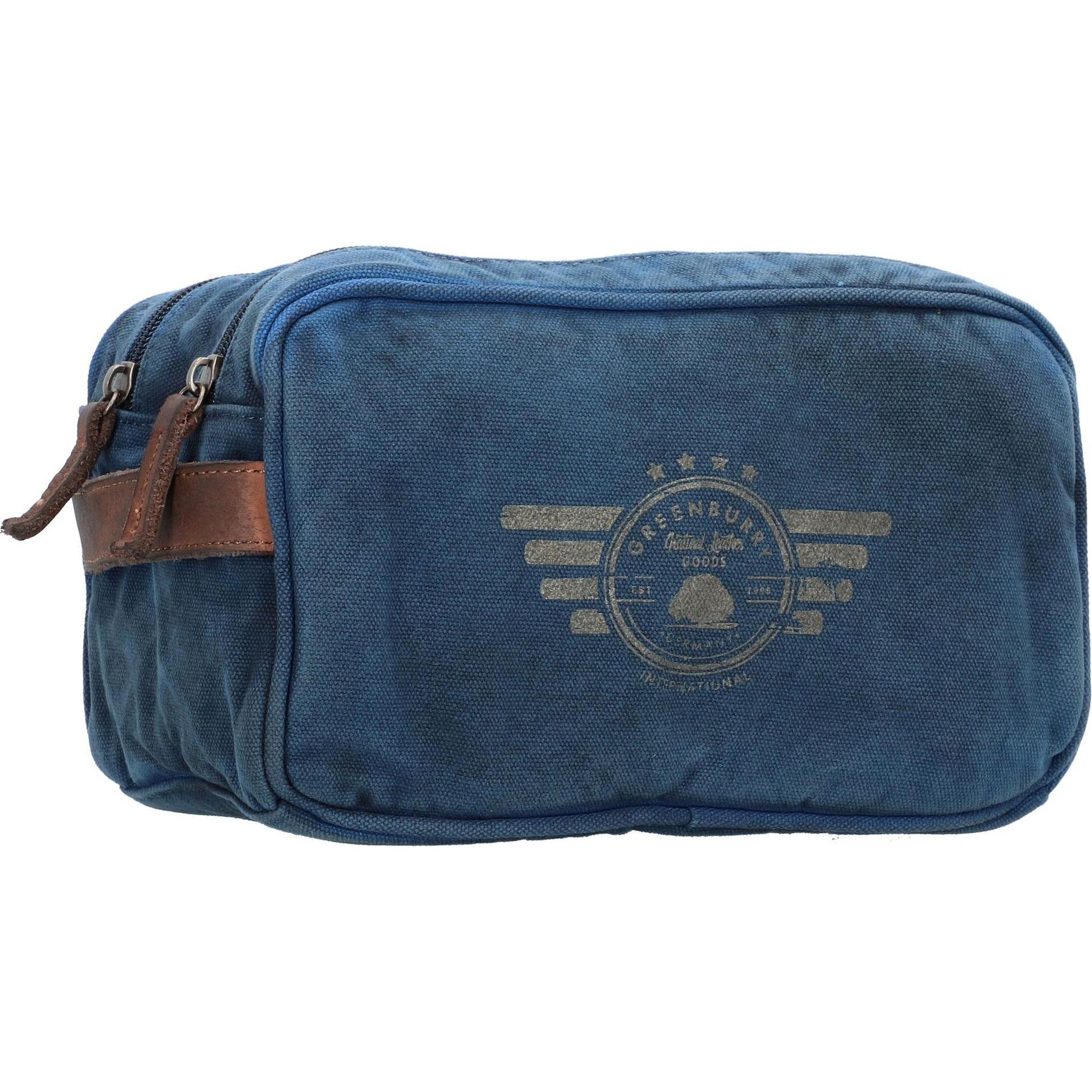 Thumbnail - Greenburry, Necessaire, Vintage Aviator Kulturbeutel 26 cm, Blau, (5 l)