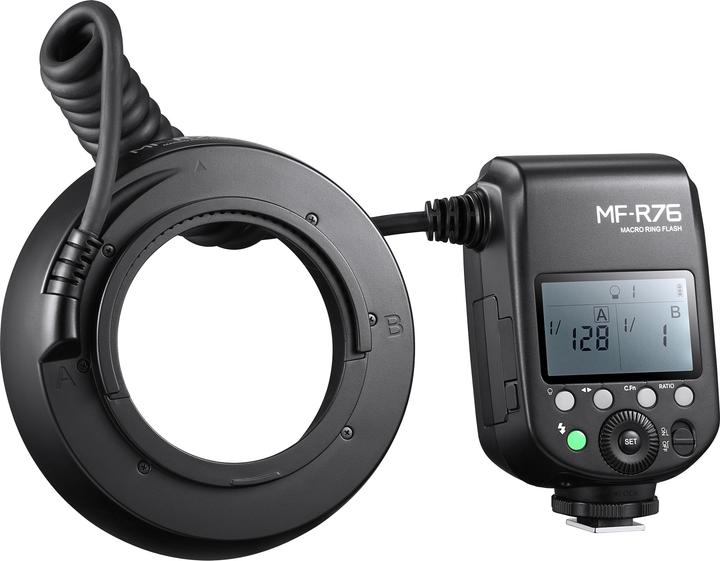 Produktbild Godox MF-R76 (Makroblitz, Canon, Fuji, Nikon, Olympus, Panasonic, Pentax, Sony)