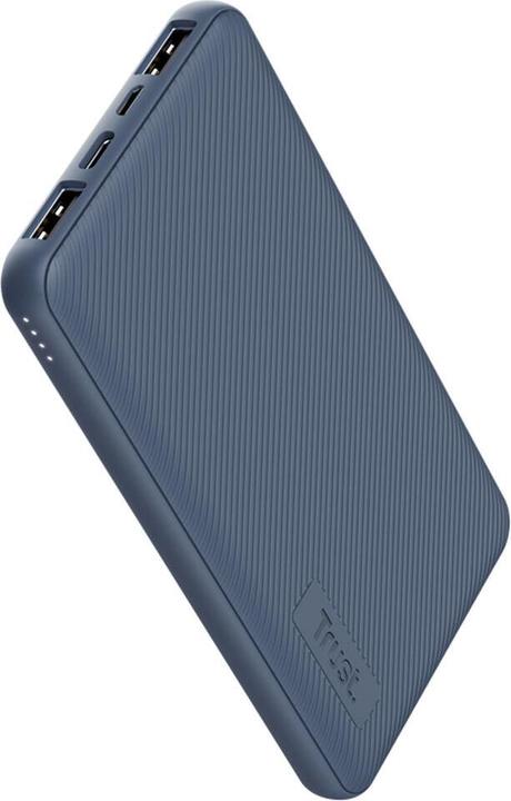 Actual product image Trust POWER BANK USB 10000MAH/PRIMO BLUE 25028 (10000 mAh, 15 W, 37 Wh)