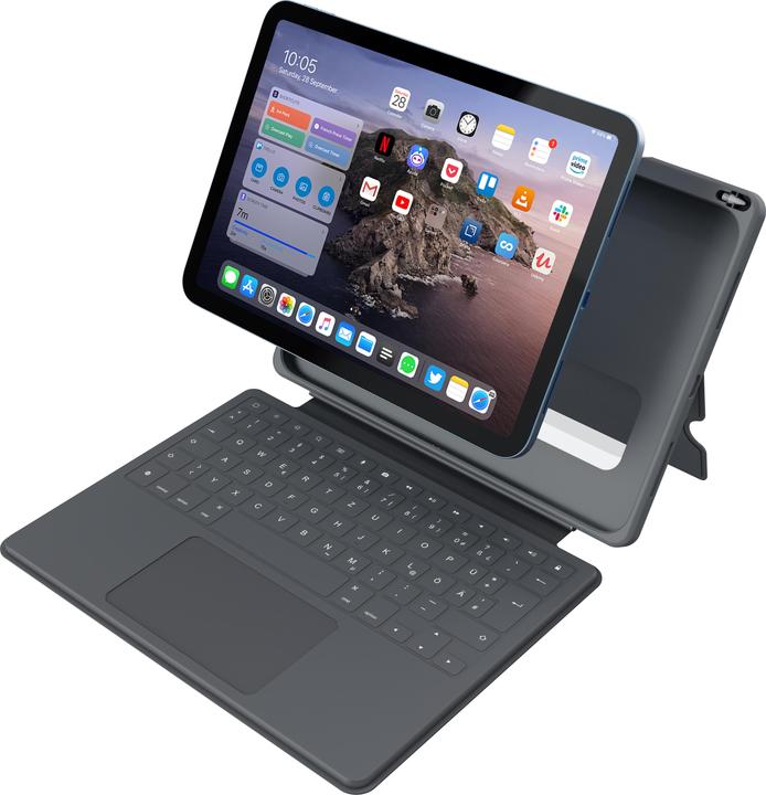 Actual product image Deqster Smart Rugged Plus Keyboard Ipad (DE)