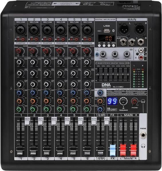 Produktbild No Name DNA HLC 6 MK2 Analoger Tonmischer 6 Kanäle U