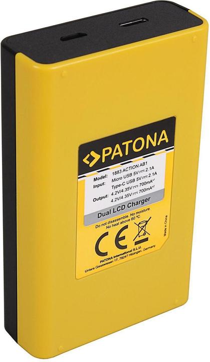 Produktbild Patona Dual LCD USB Ladegerät (Kamera Akku Ladegerät)
