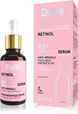 Productafbeelding Delia Cosmetics Retinol Anti-Rimpelserum voor de rijpere huid 30ml (30 ml)